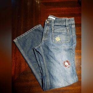 VTG Tommy Hilfiger Embroidery Boot Wide Leg 8S